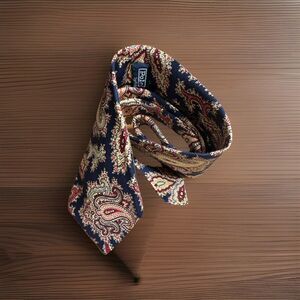 Vintage Polo by Ralph Lauren Silk Tie 1980s Paisley "Made by Hand" Wide Neckwear